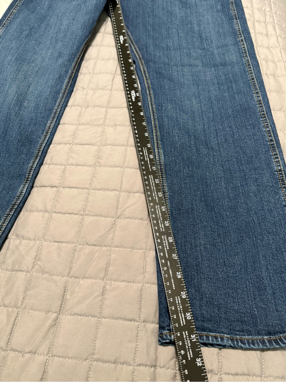 Wrangler Jeans Mens Regular Fit 38x32 Blue Denim - Picture 8 of 8